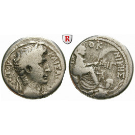 Römische Provinzialprägungen, Seleukis und Pieria, Antiocheia am Orontes, Augustus, Tetradrachme Jahr 29 = 2 v.Chr., f.ss