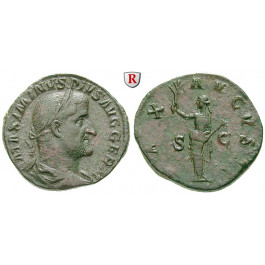 Römische Kaiserzeit, Maximinus I., Sesterz 235-236, ss-vz