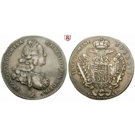 Italien, Toscana, Francesco Stefano di Lorena (Kaiser Franz I.), Francescone 1748, ss