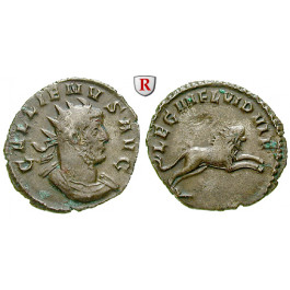 Römische Kaiserzeit, Gallienus, Antoninian 261, ss+/ss-vz