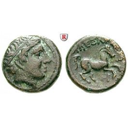Makedonien, Königreich, Alexander III. der Grosse, Bronze 336-323 v.Chr., ss+