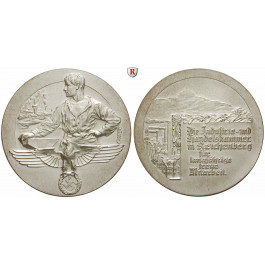 Tschechien, Reichenberg (Liberec in Böhmen), Neusilbermedaille o.J. (um 1939), st