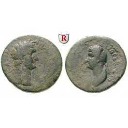 Römische Provinzialprägungen, Kilikien, Anazarbos, Domitia, Frau des Domitianus, Assarion Jahr 112 = 93/94, f.ss