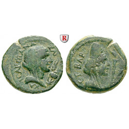Römische Provinzialprägungen, Kilikien, Anazarbos, Traianus, Hemiassarion 113/114 (Jahr 132), ss