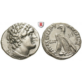 Ägypten, Königreich der Ptolemäer, Ptolemaios VI., Tetradrachme Jahr 23 = 159/158 v. Chr., vz