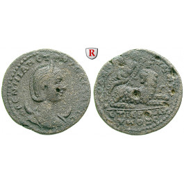 Römische Provinzialprägungen, Kilikien, Anazarbos, Herennia Etruscilla, Frau des Traianus Decius, Tetrassarion 250/251 (Jahr 269), ss