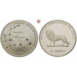 Congo, Demokratische Republik, 10 Francs 2002, PP