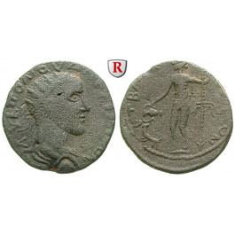 Römische Provinzialprägungen, Kilikien, Anemurion, Valerianus I., Bronze 254/255 (Jahr 2), ss