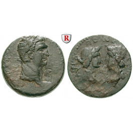 Römische Provinzialprägungen, Kilikien, Flaviopolis, Domitianus, Bronze 89/90 (Jahr 17), ss
