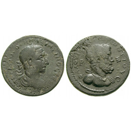 Römische Provinzialprägungen, Kilikien, Flaviopolis, Maximinus I., Bronze 235/236 (Jahr 163), ss