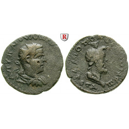 Römische Provinzialprägungen, Kilikien, Flaviopolis, Valerianus I., Bronze 253/254 (Jahr 181), ss
