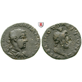 Römische Provinzialprägungen, Kilikien, Flaviopolis, Valerianus I., Bronze 253/254 (Jahr 181), s-ss