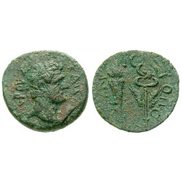 Römische Provinzialprägungen, Kilikien, Hieropolis Kastabala, Nerva, Bronze, ss-vz