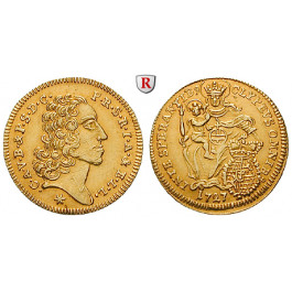 Bayern, Herzogtum, Karl Albrecht, 1/4 Karolin 1727, ss-vz