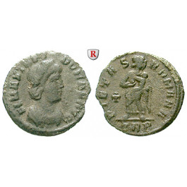 Römische Kaiserzeit, Theodora, Frau des Constantius I., Bronze 337-340, ss