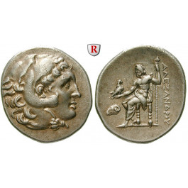 Makedonien, Königreich, Alexander III. der Grosse, Tetradrachme 336-323 v.Chr., ss-vz