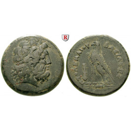 Ägypten, Königreich der Ptolemäer, Ptolemaios III., Bronze 246-222 v.Chr., ss