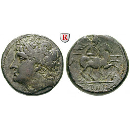 Sizilien, Syrakus, Hieron II., Bronze 263-241 v.Chr., ss+
