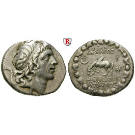 Pontos, Königreich, Mithradates VI., Tetradrachme Jahr 211 = 87-86 v.Chr., ss+/ss