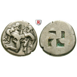 Thrakische Inseln, Thasos, Stater 550-463 v.Chr., ss+
