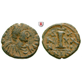 Byzanz, Justinian I., Decanummium (10 Nummi) Jahr 32 = 558-559, ss+