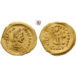 Byzanz, Anastasius I., Tremissis, ss+