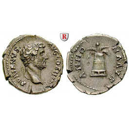 Römische Kaiserzeit, Hadrianus, Denar 134-138, ss-vz
