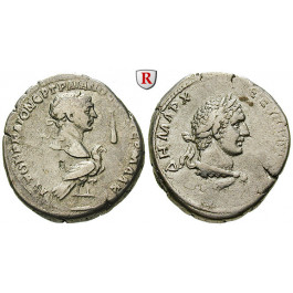 Römische Provinzialprägungen, Phönizien, Tyros, Traianus, Tetradrachme 98-117, ss