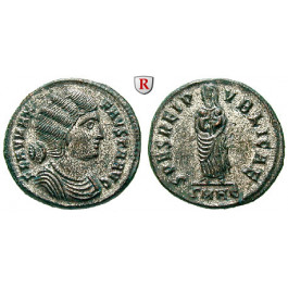 Römische Kaiserzeit, Fausta, Frau Constantinus I., Follis 325-326, st