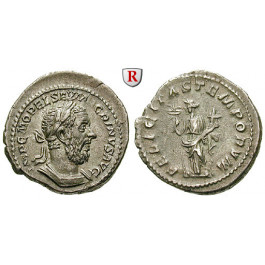 Römische Kaiserzeit, Macrinus, Denar 217-218, ss-vz/ss+