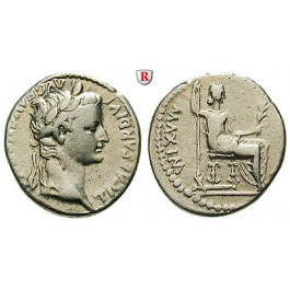 Römische Kaiserzeit, Tiberius, Denar 14-37, ss