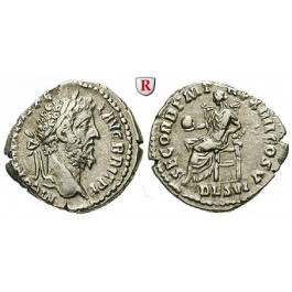 Römische Kaiserzeit, Commodus, Denar 189, ss+