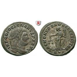 Römische Kaiserzeit, Diocletianus, Follis 303-305, vz-st