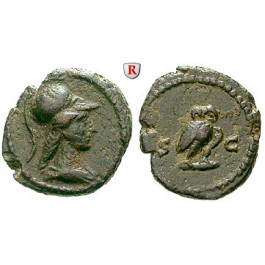 Römische Kaiserzeit, Anonyme Ausgaben, Domitian bis Antoninus Pius, Quadrans Zeit Domitians, 81-96, ss+