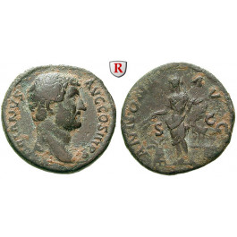 Römische Kaiserzeit, Hadrianus, As 134-138, ss