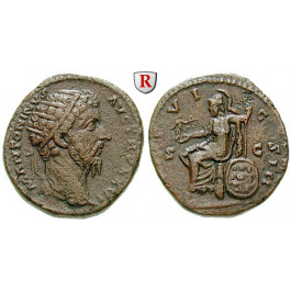 Römische Kaiserzeit, Marcus Aurelius, Dupondius 171-172, ss-vz/ss+