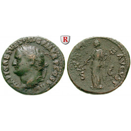 Römische Kaiserzeit, Titus, As 80, ss
