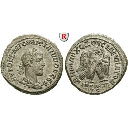 Römische Provinzialprägungen, Seleukis und Pieria, Antiocheia am Orontes, Philippus II., Tetradrachme 247-249, vz-st