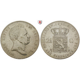 Niederlande, Königreich, Willem I., 2 1/2 Gulden 1840, ss