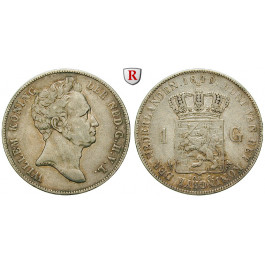 Niederlande, Königreich, Willem I., Gulden 1840, ss