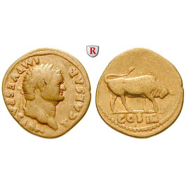 Römische Kaiserzeit, Titus, Caesar, Aureus 75, ss
