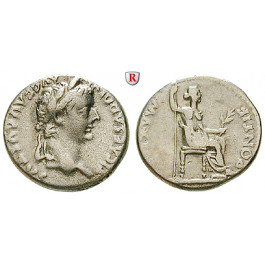 Römische Kaiserzeit, Tiberius, Denar 14-37, ss