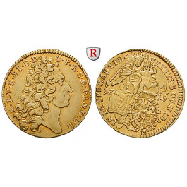 Bayern, Herzogtum, Maximilian II. Emanuel, 1/2 Max d`or 1715, ss+