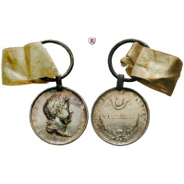 Braunschweig, Königreich Hannover, Georg III., Silbermedaille 1815, ss+