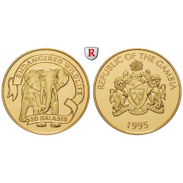Gambia, 20 Dalasis 1995, 4,55 g fein, PP