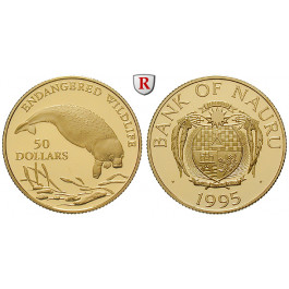 Nauru, 50 Dollars 1995, 4,53 g fein