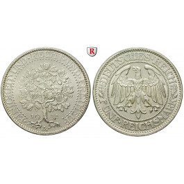 Weimarer Republik, 5 Reichsmark 1931, Eichbaum, A, f.st, J. 331