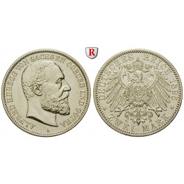Deutsches Kaiserreich, Sachsen-Coburg-Gotha, Alfred, 2 Mark 1895, A, vz, J. 145