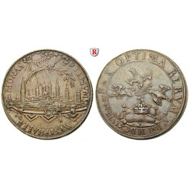 Münster, Stadt, Silbermedaille 1648, ss+