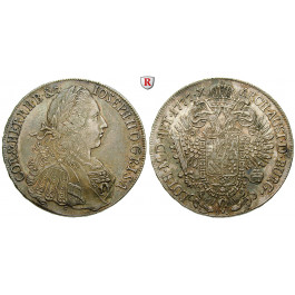 Römisch Deutsches Reich, Joseph II., Taler 1777, vz